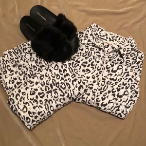 VS Leopard Print PJ Set
